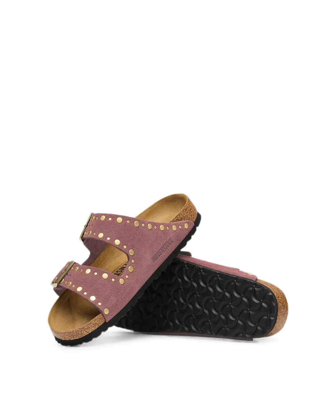 BIRKENSTOCK Розовые замшевые сандалии, фото 4