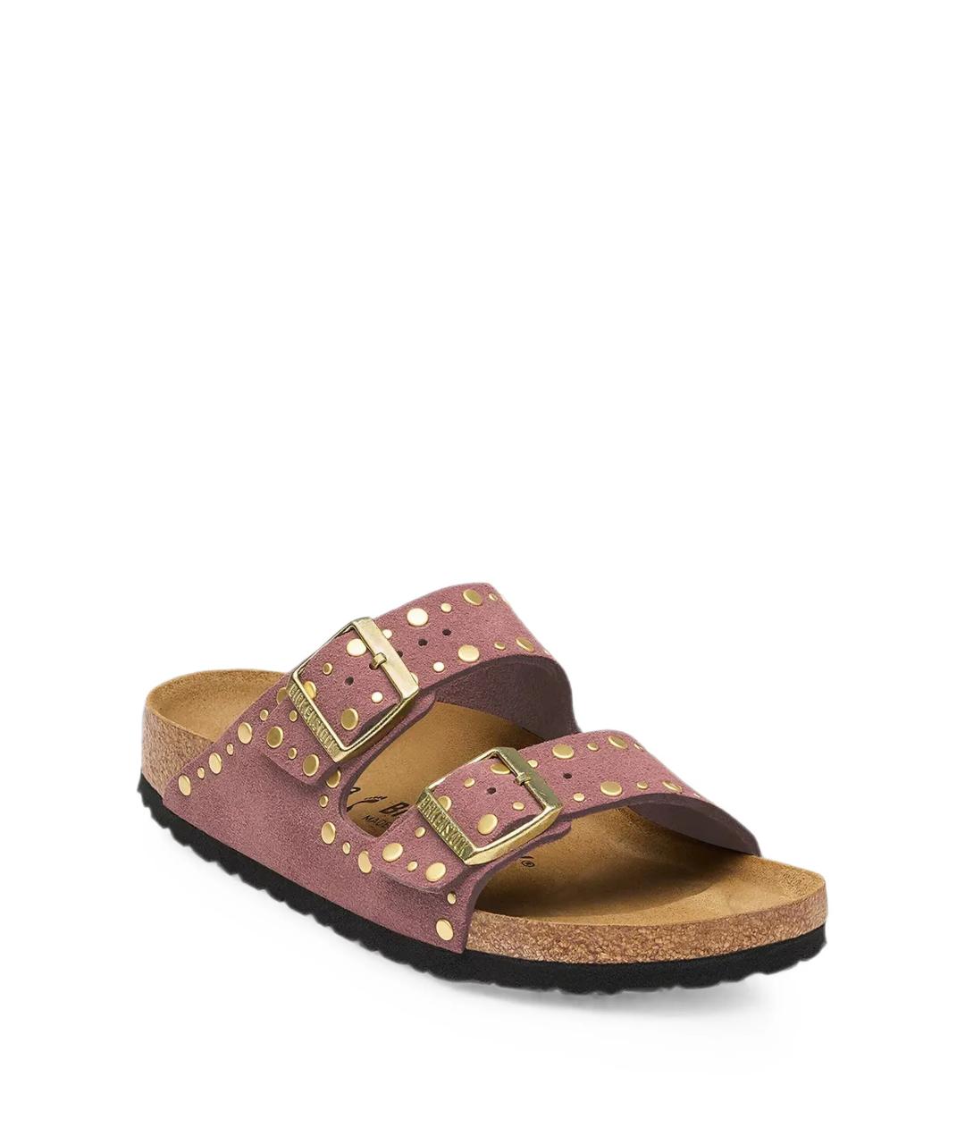 BIRKENSTOCK Розовые замшевые сандалии, фото 2