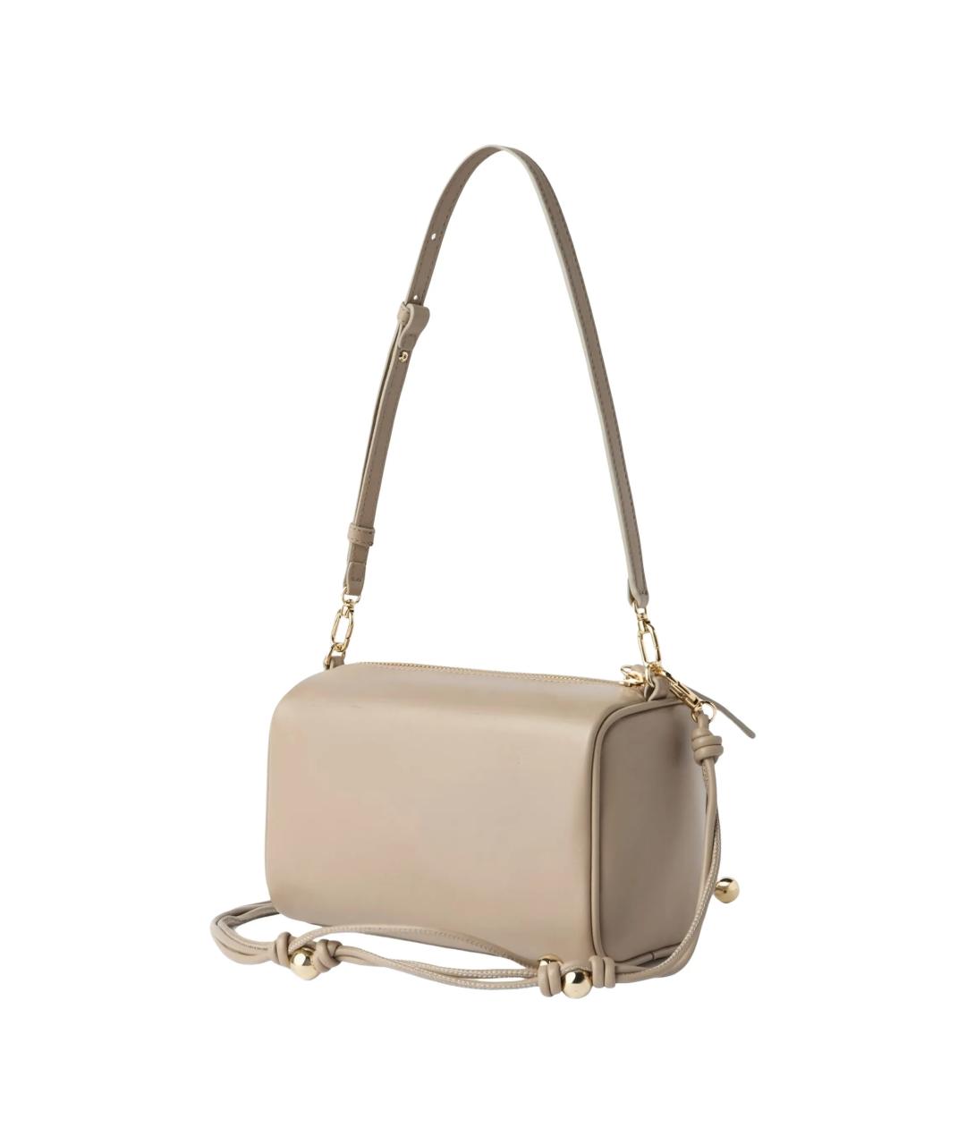 FURLA Бежевая кожаная сумка через плечо, фото 2