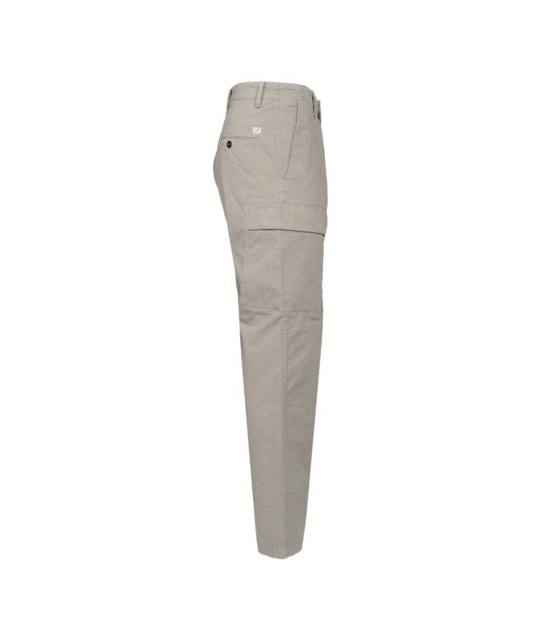 CP COMPANY Серые хлопковые повседневные брюки, фото 3