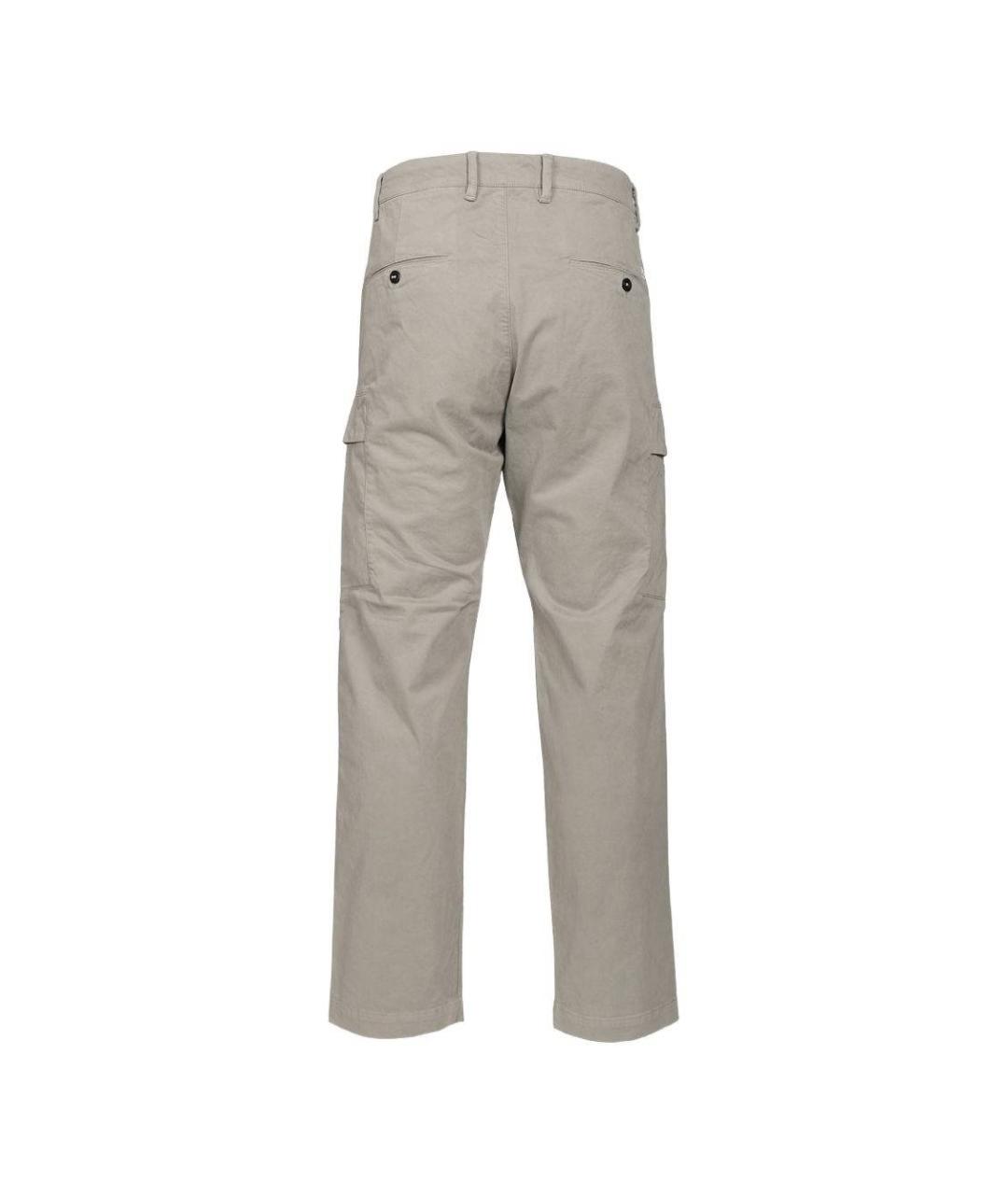 CP COMPANY Серые хлопковые повседневные брюки, фото 4