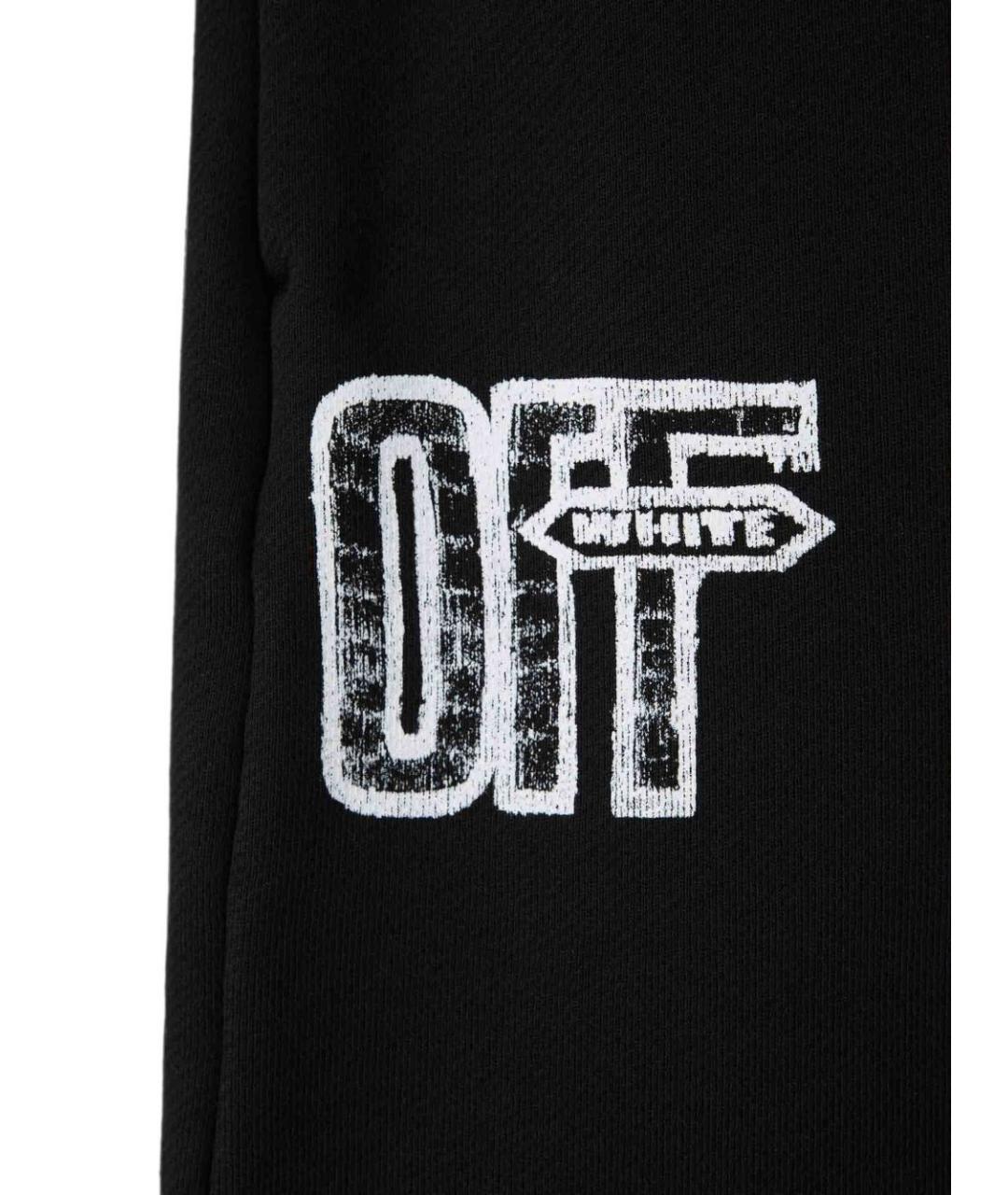 OFF-WHITE Черные хлопковые шорты, фото 2