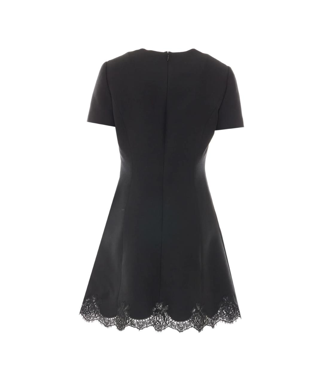 VALENTINO Черное шерстяное платье, фото 3
