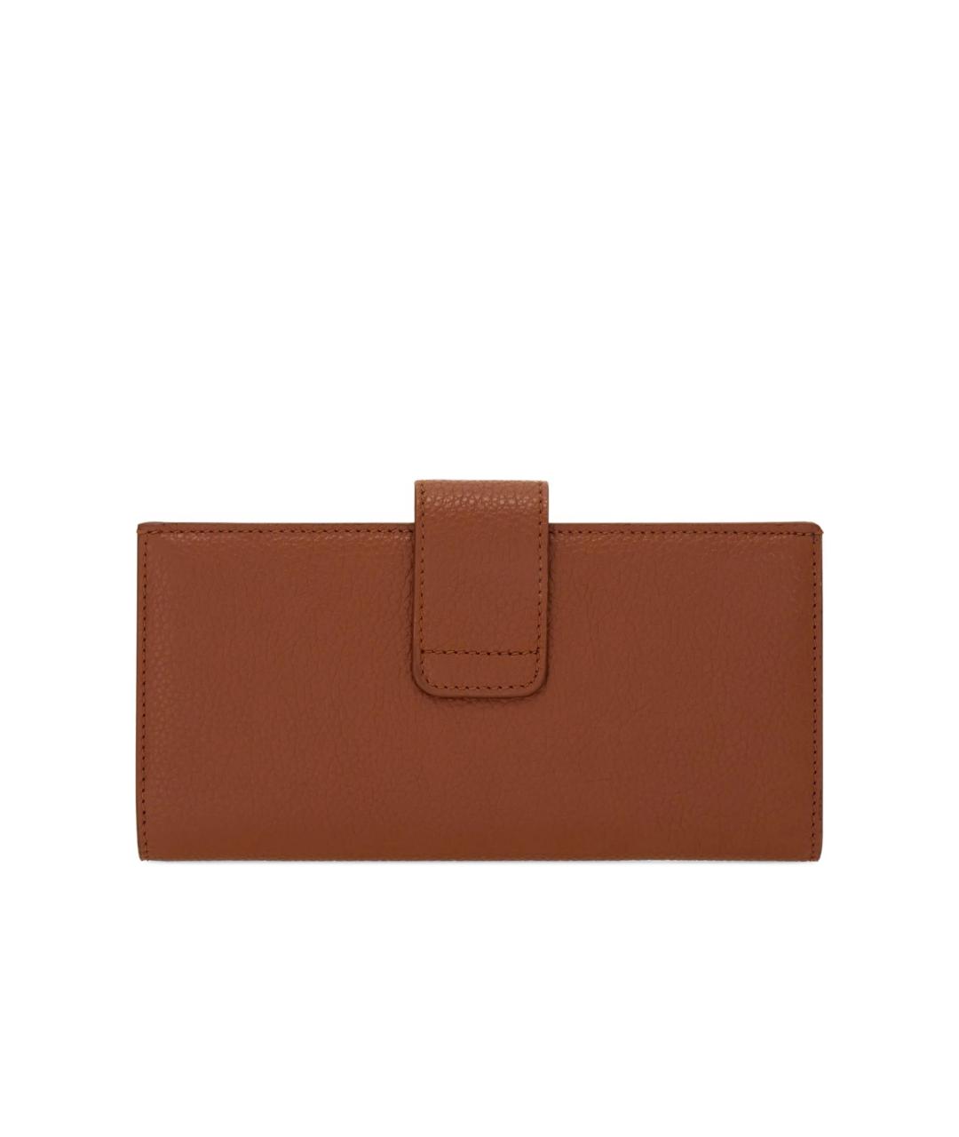 FERRAGAMO Коричневый кожаный кошелек, фото 4