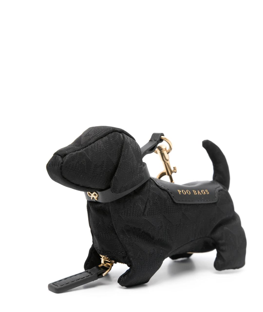 ANYA HINDMARCH Черный брелок, фото 2