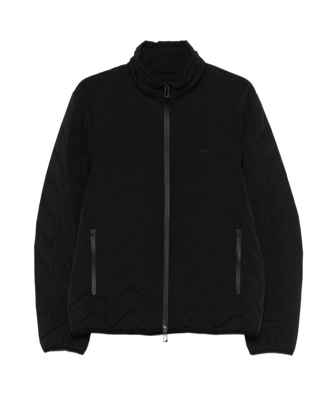 EMPORIO ARMANI Черная полиамидовая куртка, фото 1