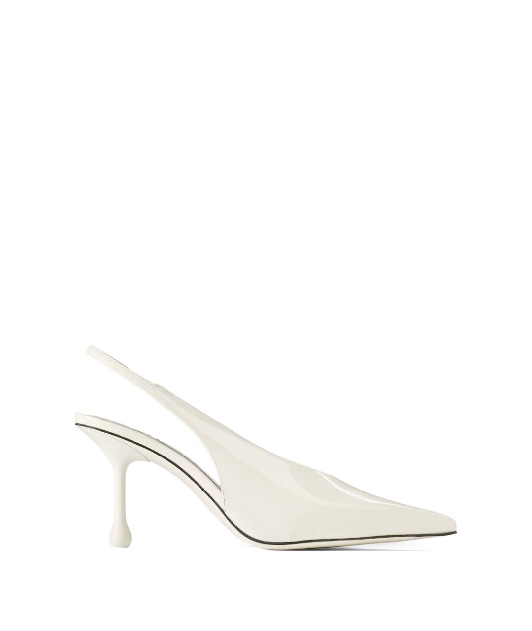 JIMMY CHOO Белые кожаные туфли, фото 1