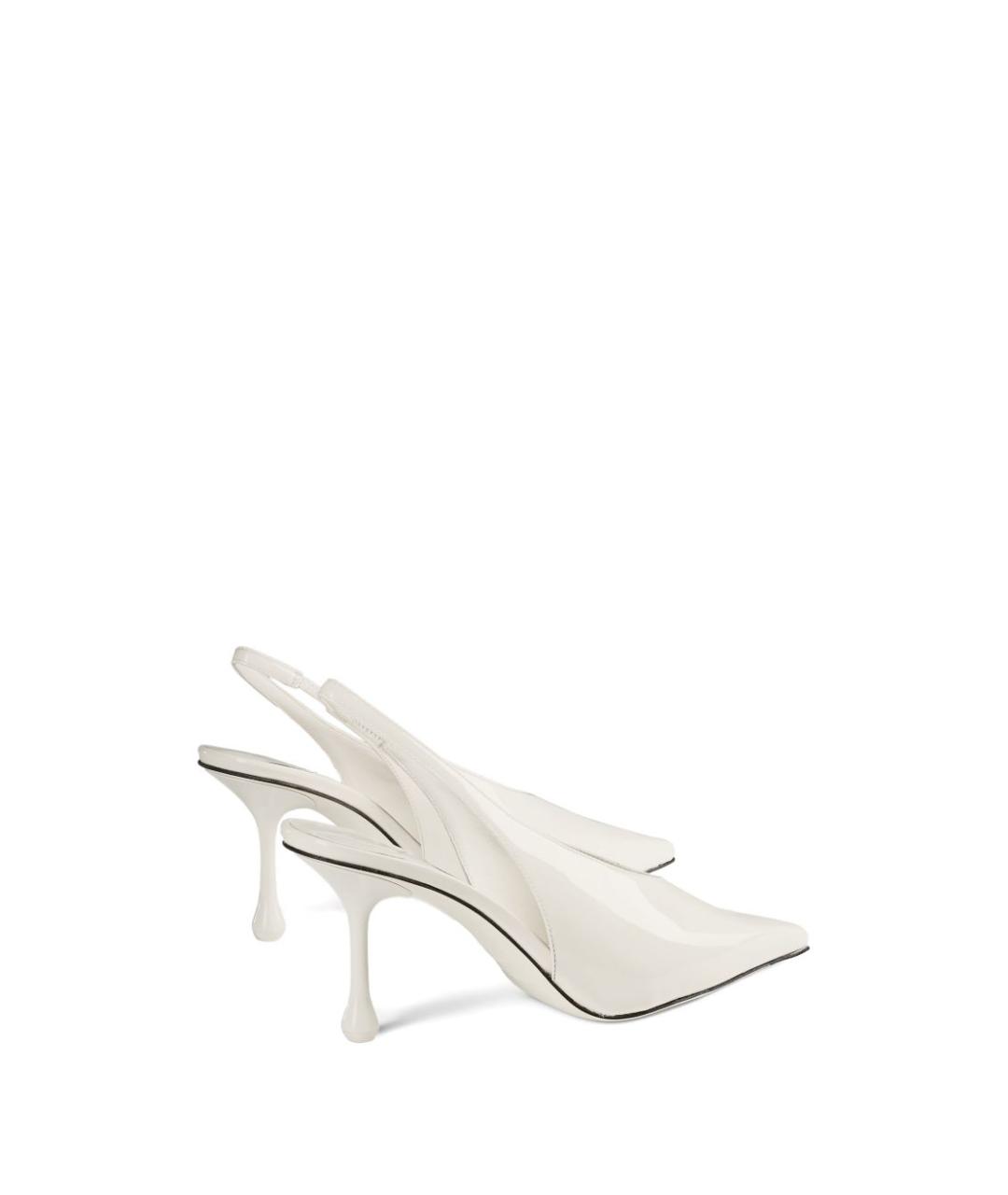 JIMMY CHOO Белые кожаные туфли, фото 4