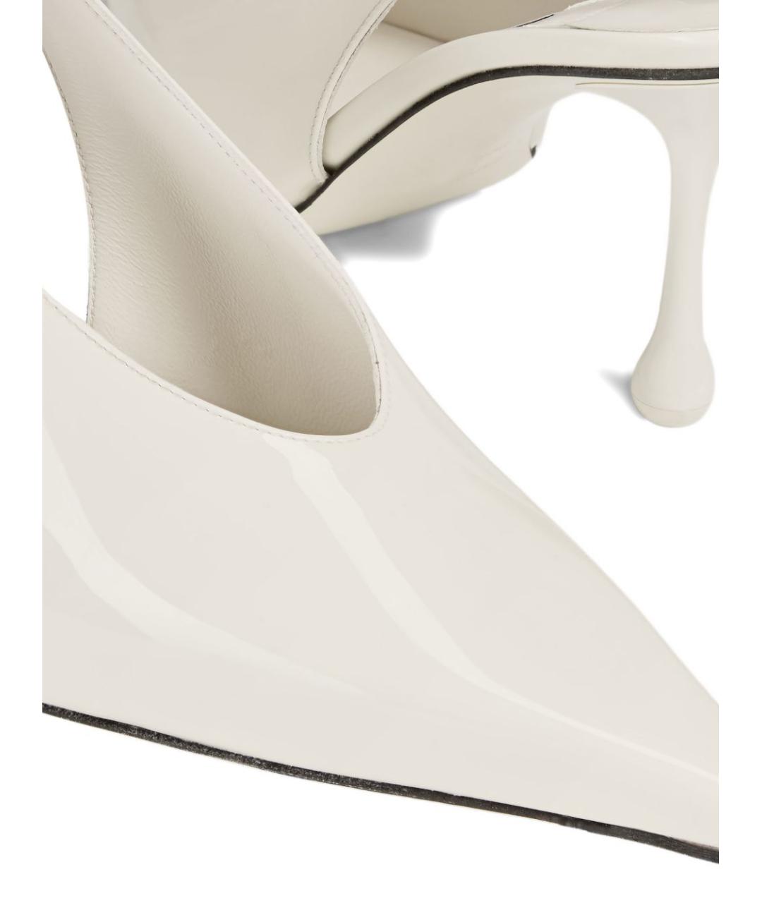 JIMMY CHOO Белые кожаные туфли, фото 3