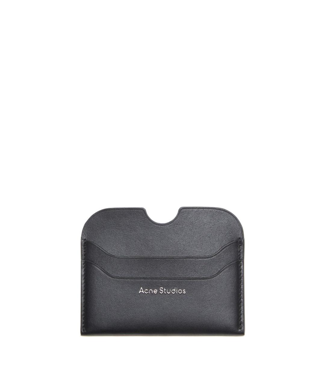ACNE STUDIOS Черный кожаный кардхолдер, фото 1