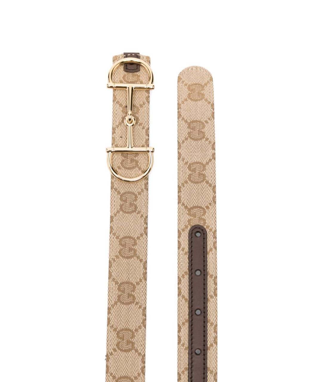 GUCCI Бежевый ремень, фото 2