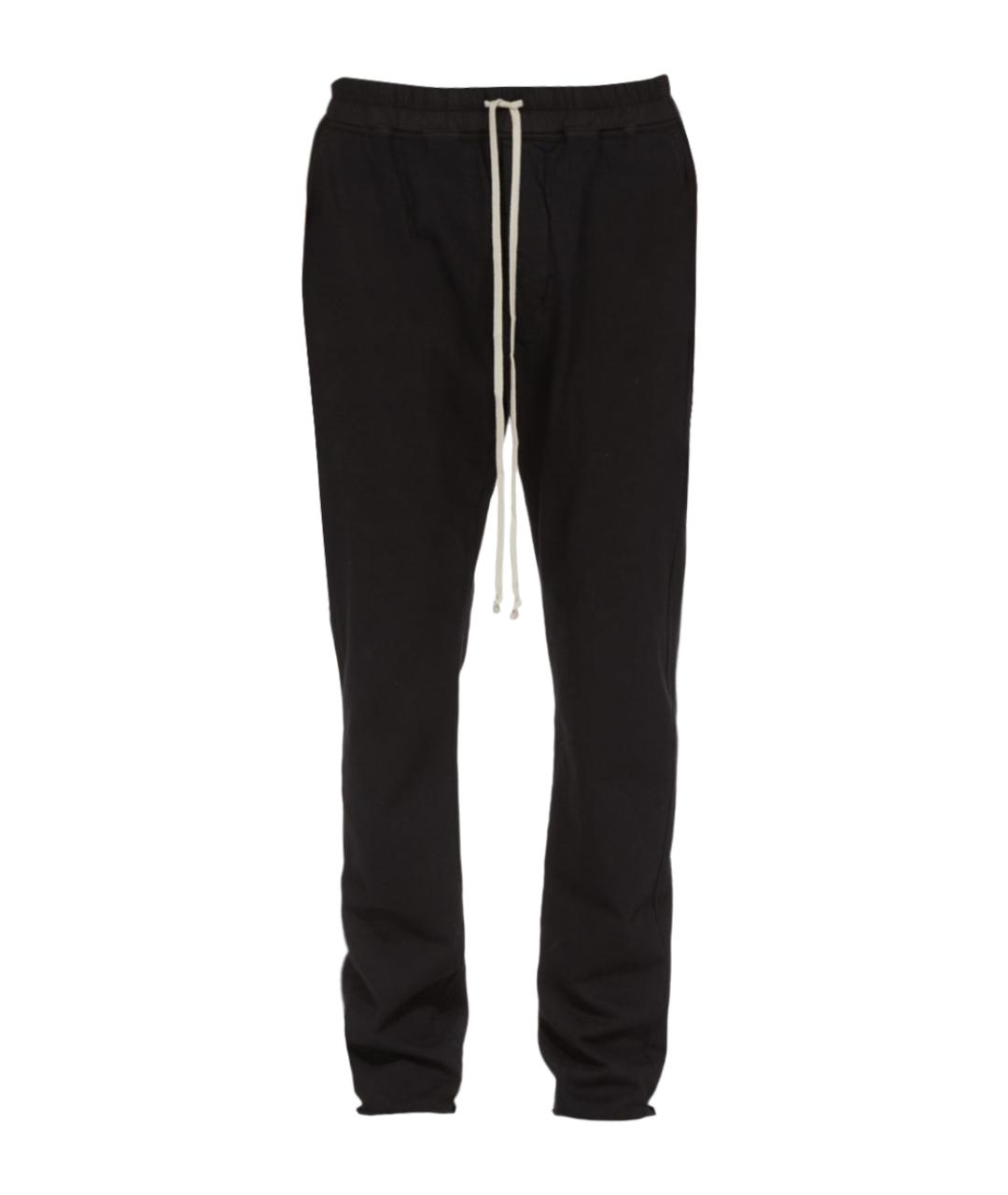 RICK OWENS DRKSHDW Черные хлопковые повседневные брюки, фото 1