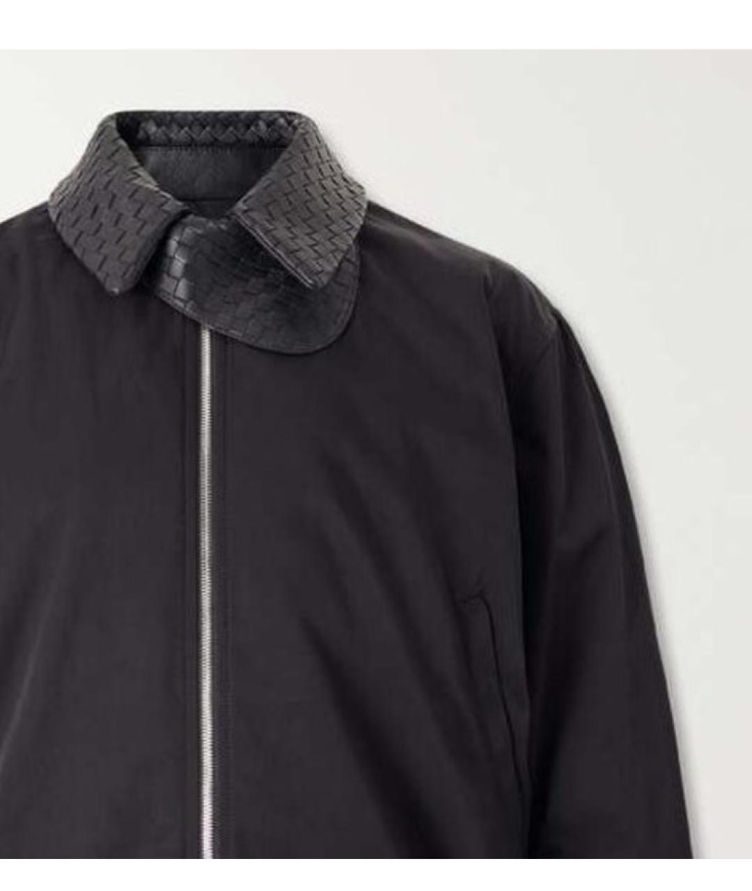 BOTTEGA VENETA Черная хлопковая куртка, фото 2