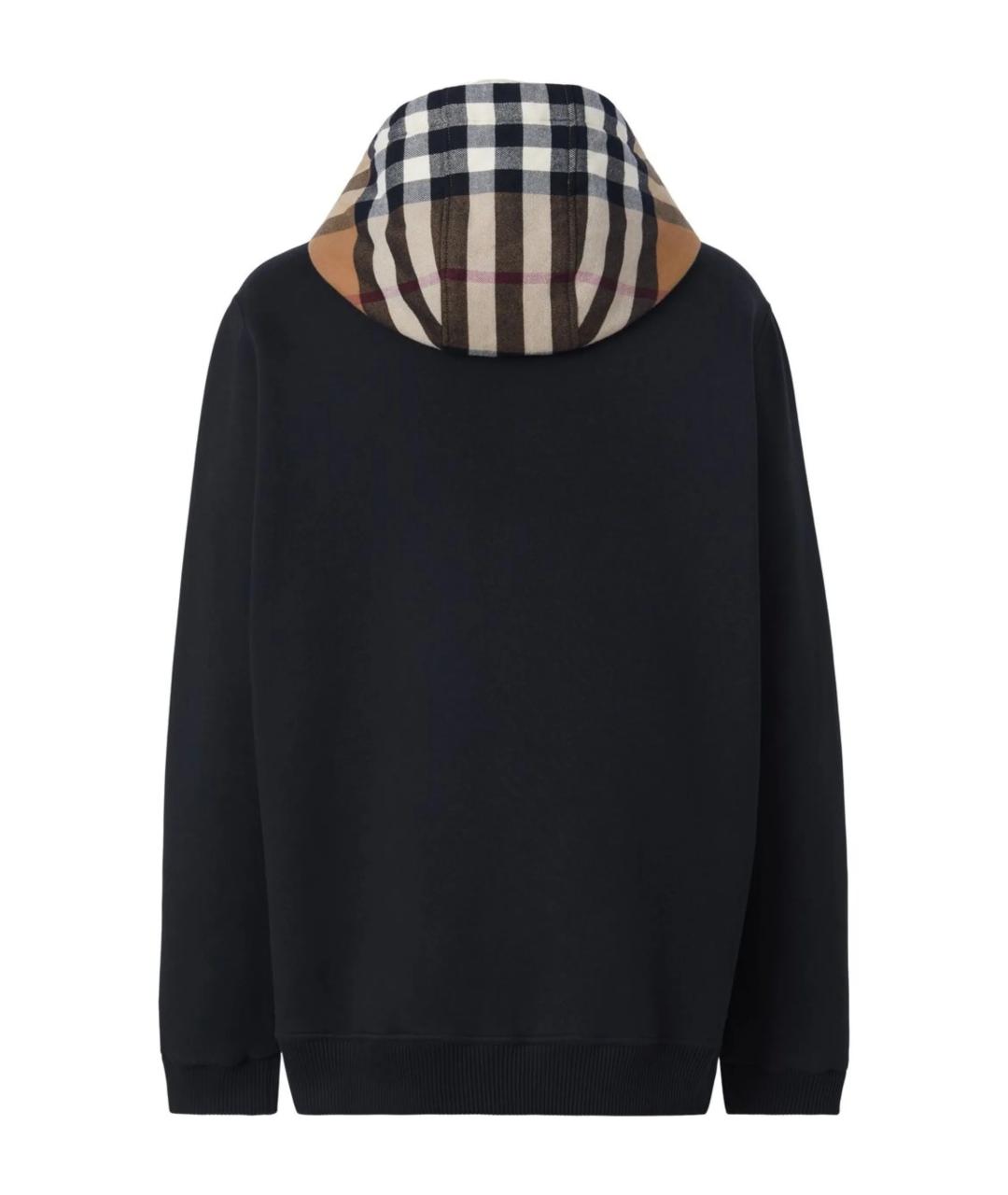 BURBERRY Черная хлопковая куртка, фото 3