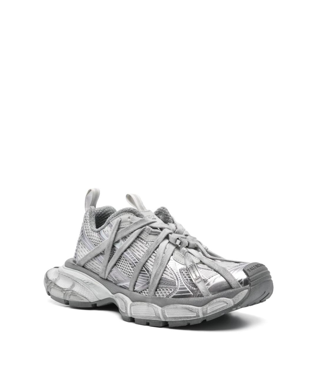 BALENCIAGA Серые синтетические кроссовки, фото 2