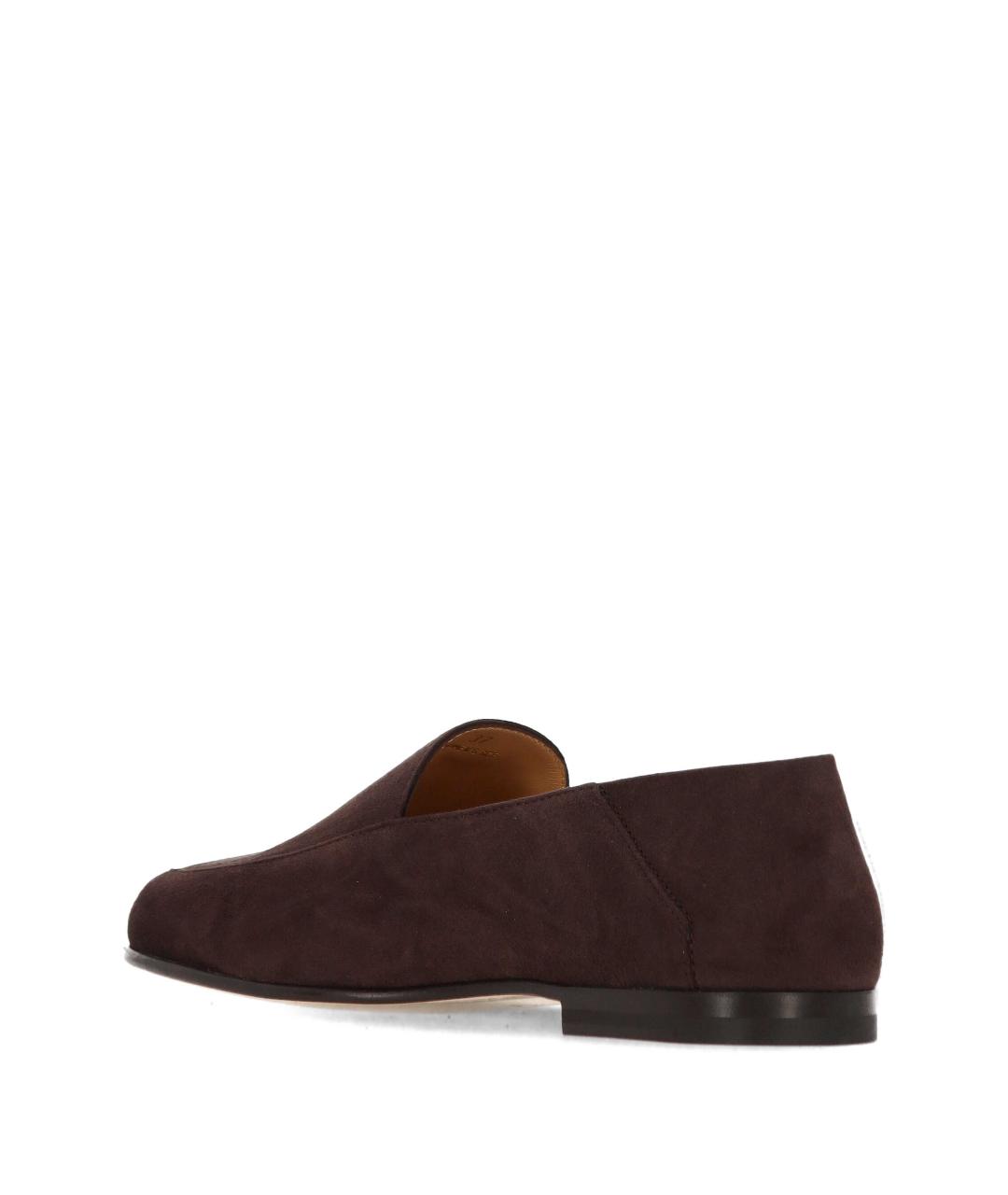 TOD'S Коричневые кожаные лоферы, фото 3