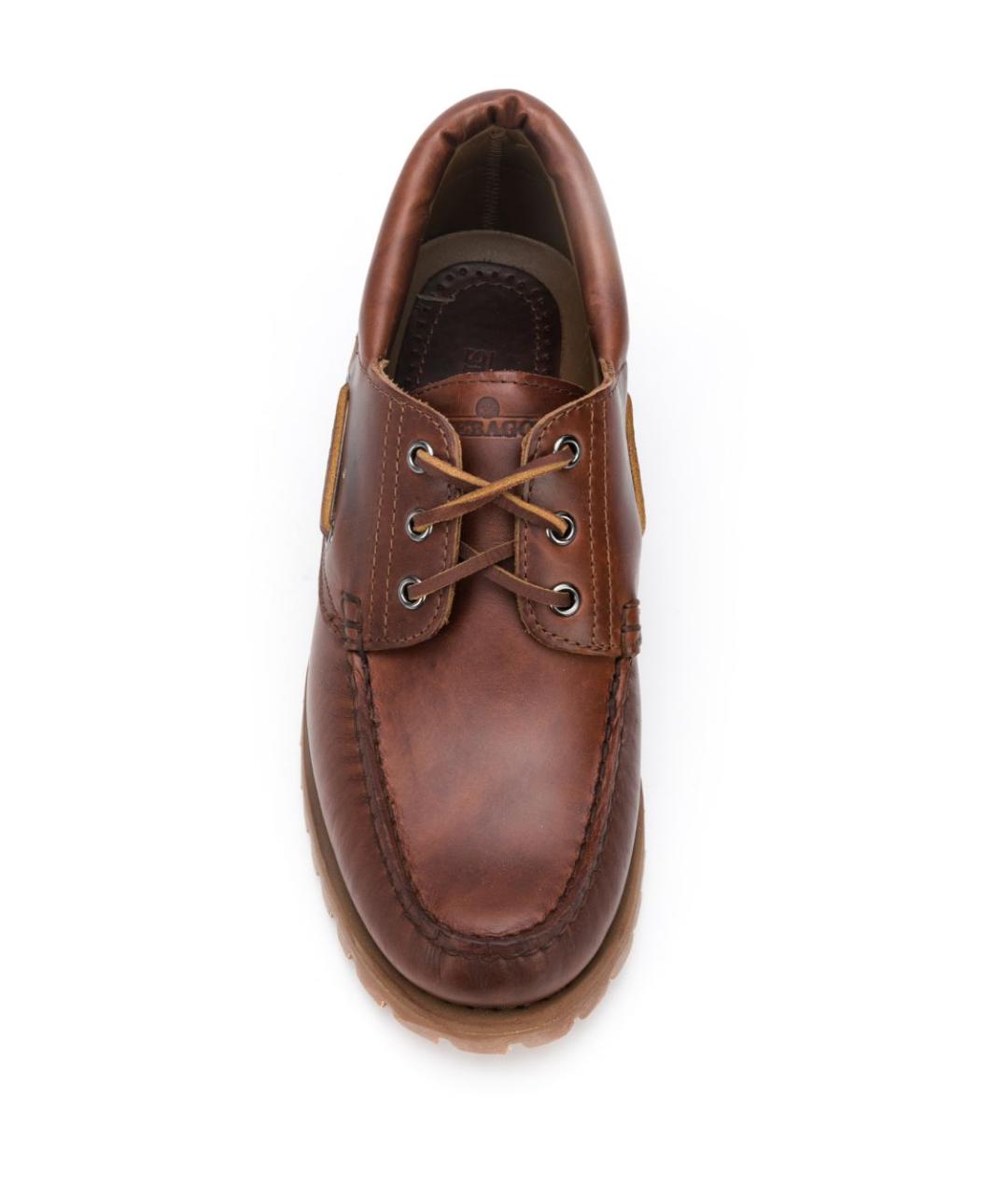 SEBAGO Коричневые кожаные низкие ботинки, фото 4