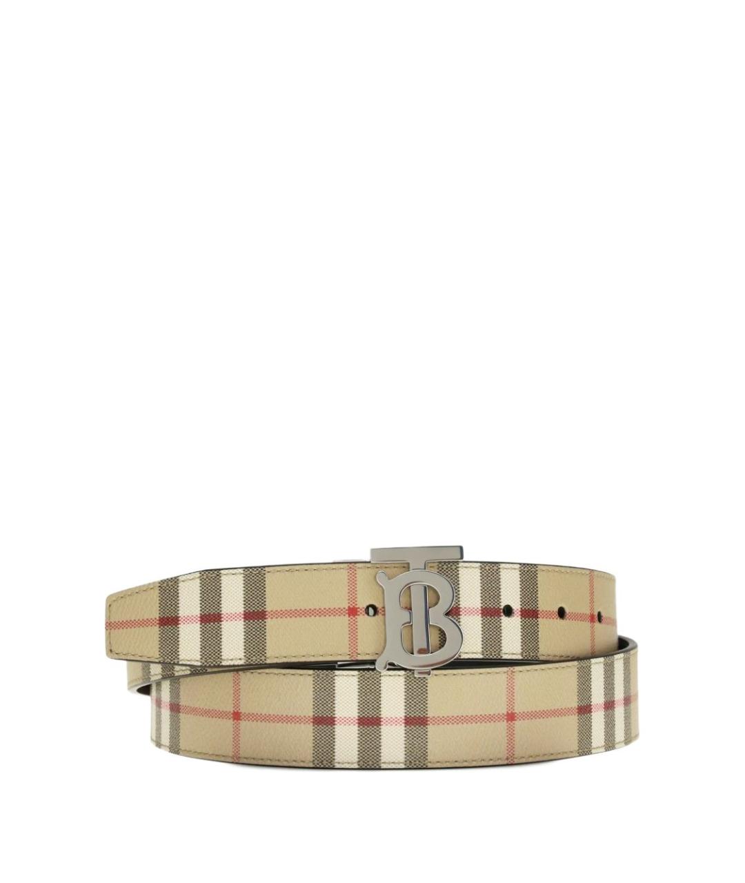 BURBERRY Бежевый ремень, фото 2