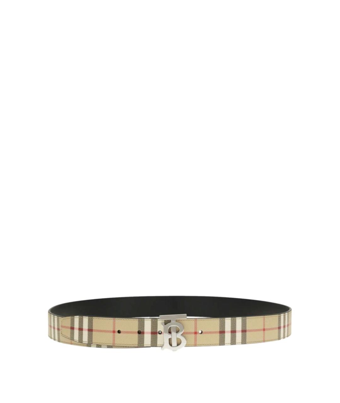 BURBERRY Бежевый ремень, фото 1