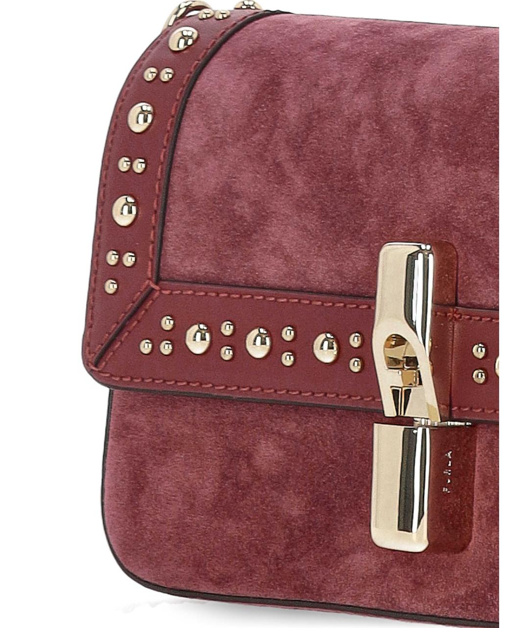 FURLA Красная кожаная сумка через плечо, фото 4