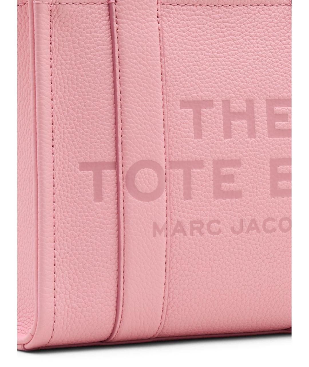 MARC JACOBS Розовая кожаная сумка тоут, фото 5