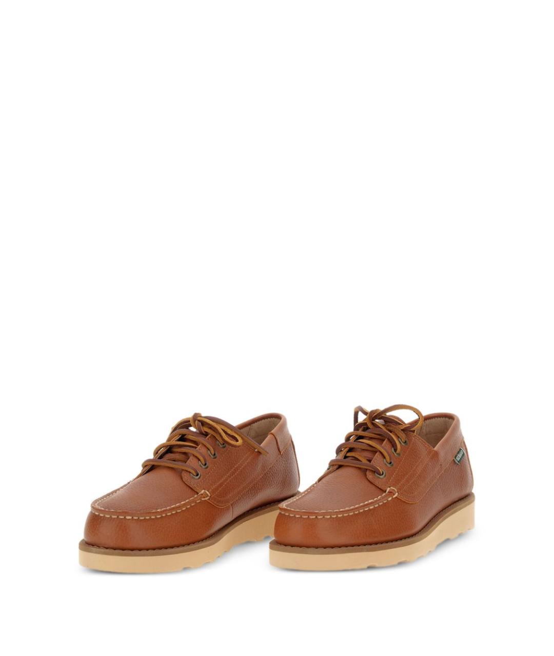 SEBAGO Коричневые кожаные низкие ботинки, фото 2