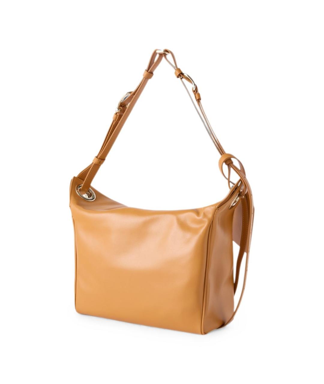FURLA Коричневая кожаная сумка через плечо, фото 2