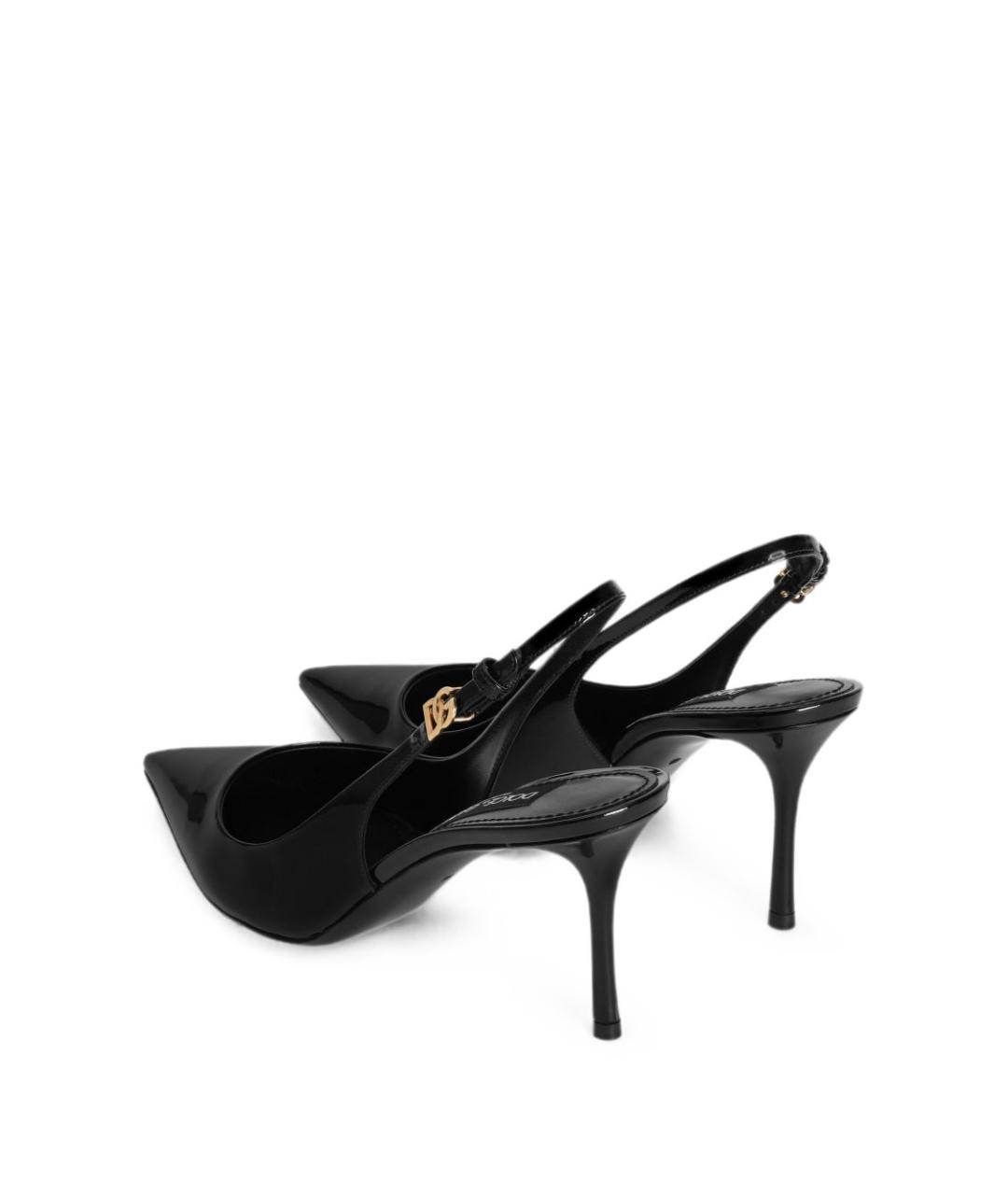 DOLCE&GABBANA Черные туфли из лакированной кожи, фото 3