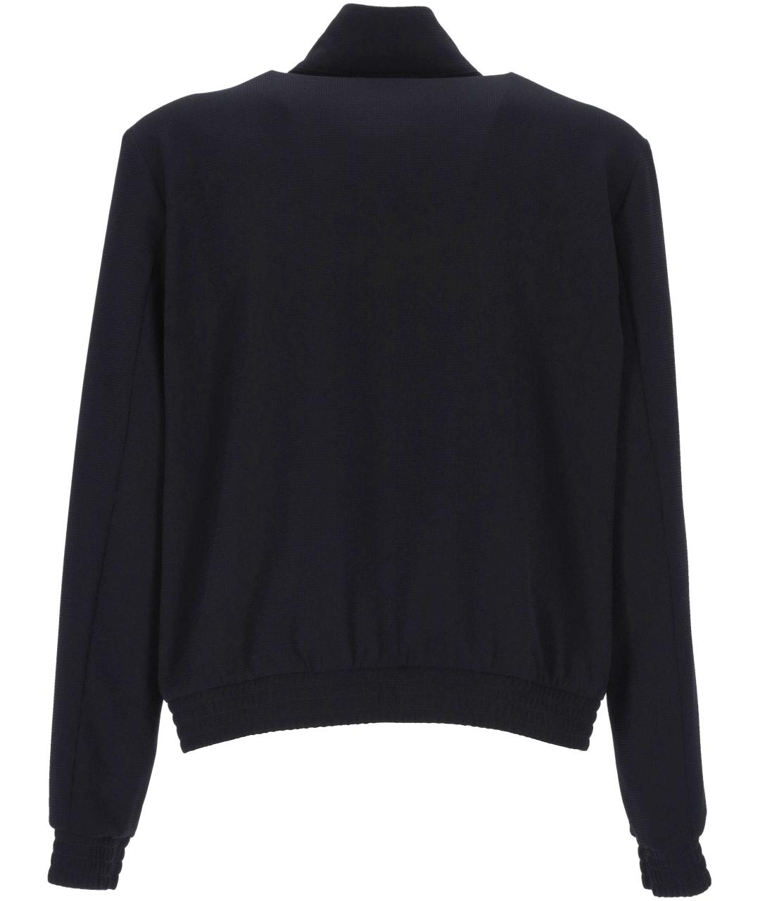 EMPORIO ARMANI Антрацитовая хлопко-эластановая куртка, фото 3