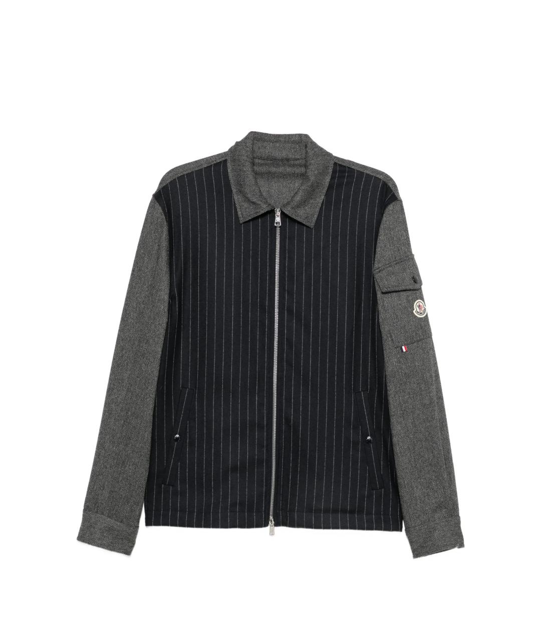 MONCLER Мульти шерстяная кэжуал рубашка, фото 1