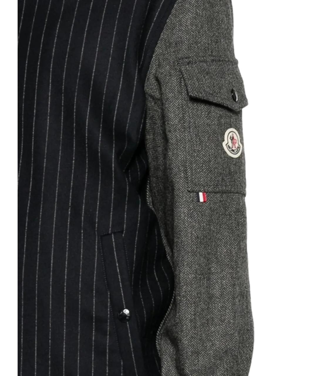 MONCLER Мульти шерстяная кэжуал рубашка, фото 2