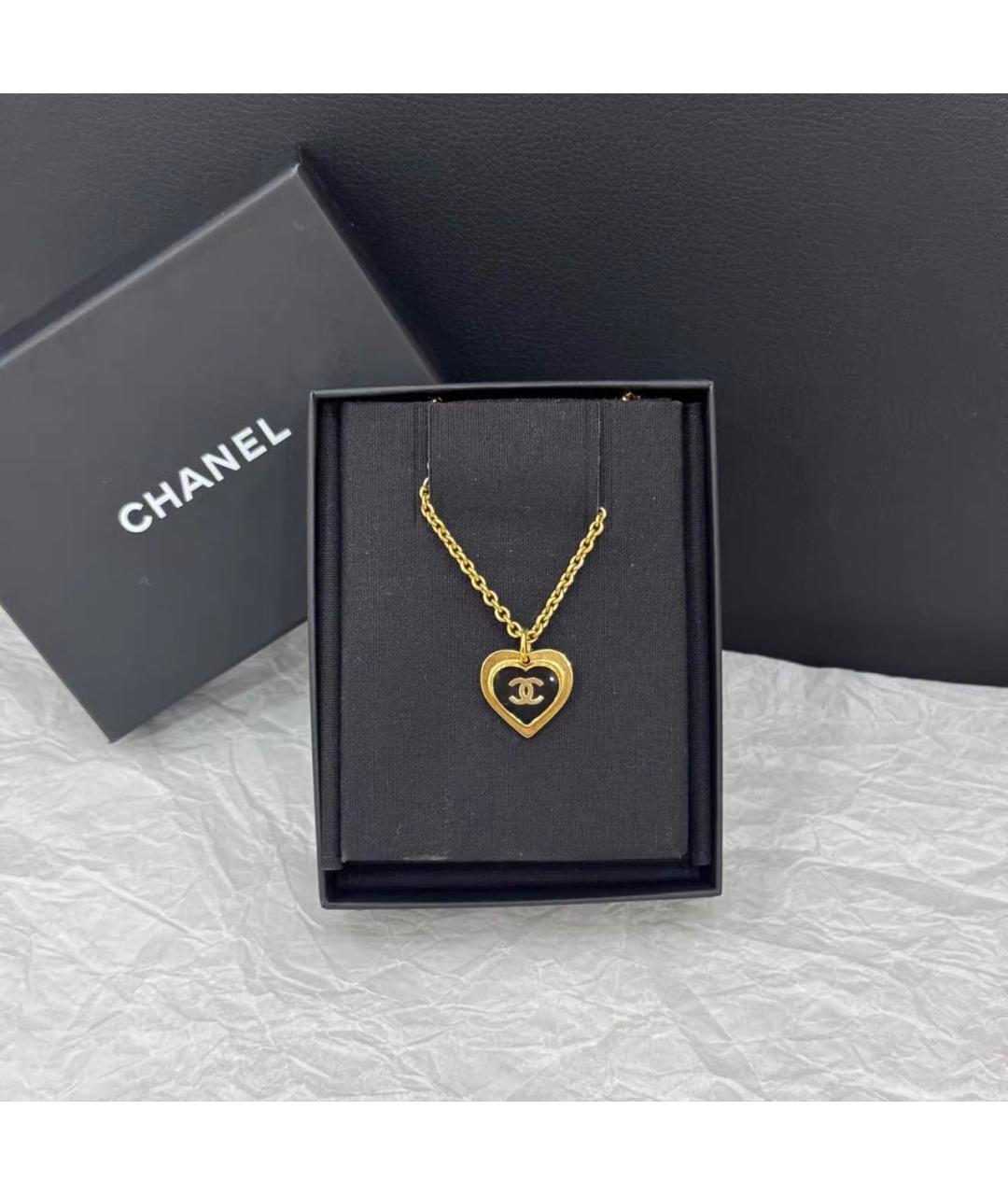 CHANEL Черная подвеска, фото 4