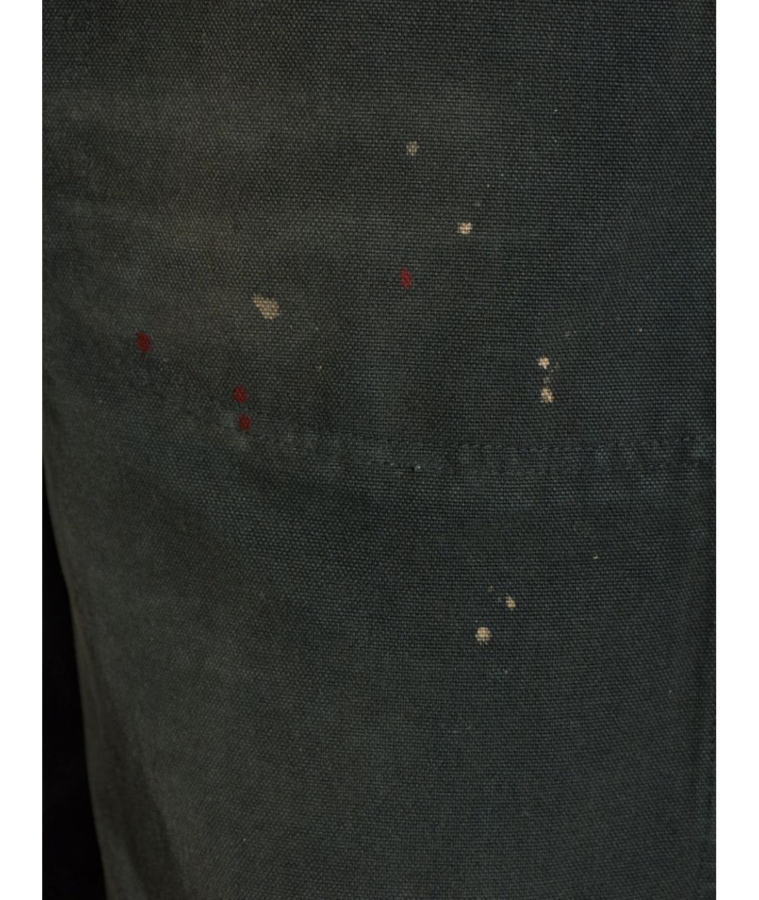 MAISON MARGIELA Черные хлопковые прямые джинсы, фото 3