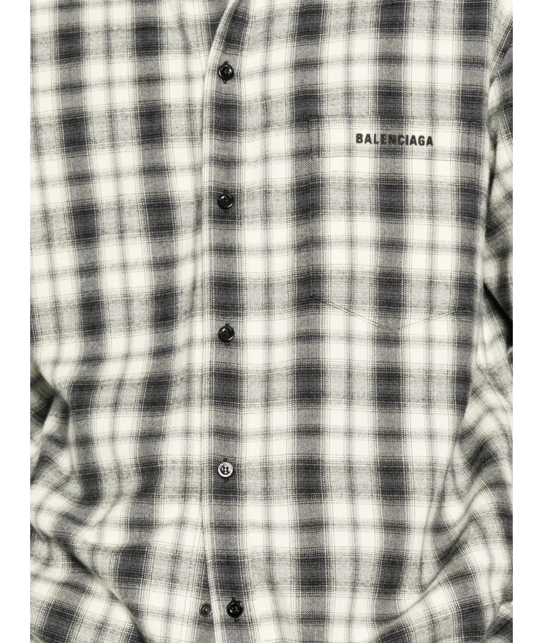 BALENCIAGA Мульти хлопковая кэжуал рубашка, фото 2