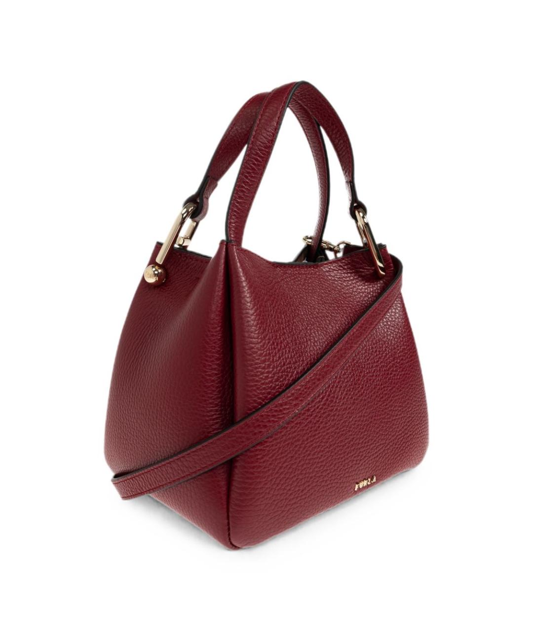 FURLA Красная кожаная сумка через плечо, фото 2