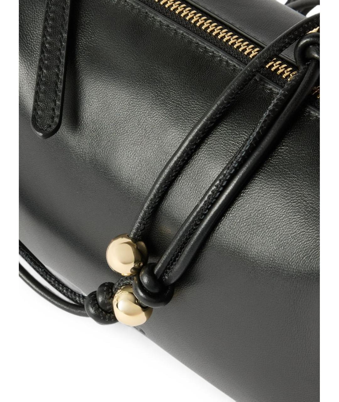 FURLA Черная кожаная сумка через плечо, фото 4
