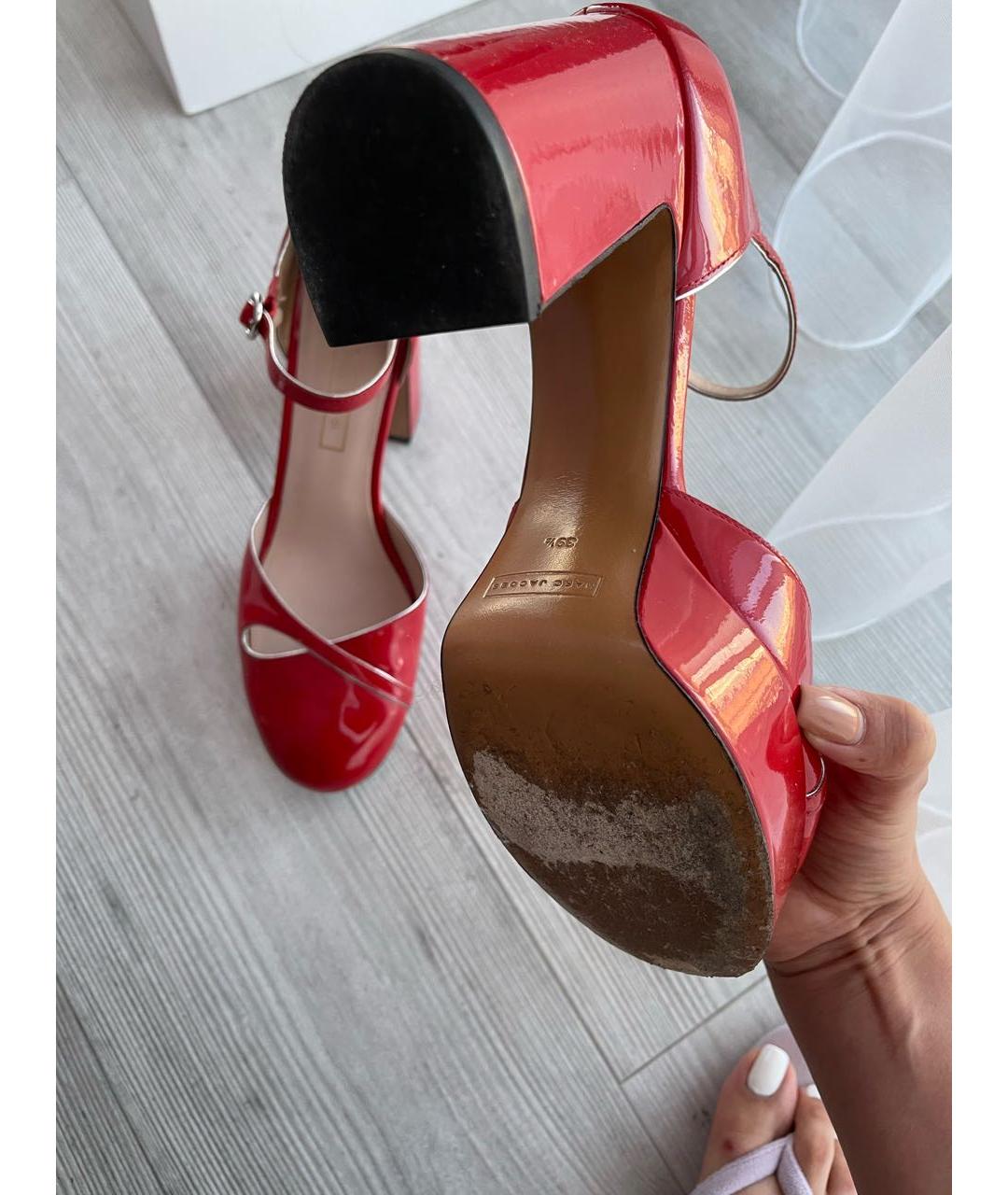 MARC JACOBS Красные туфли из лакированной кожи, фото 7