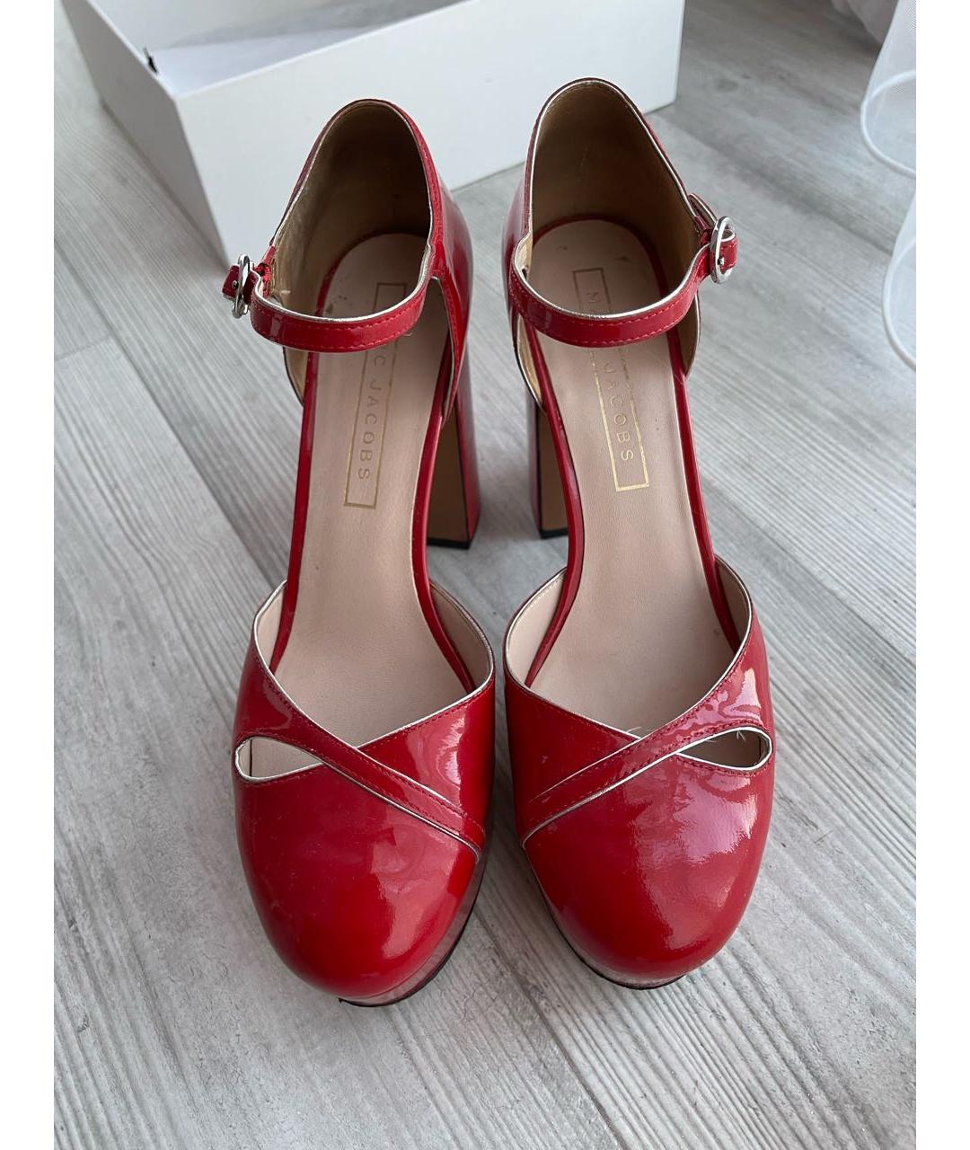 MARC JACOBS Красные туфли из лакированной кожи, фото 2