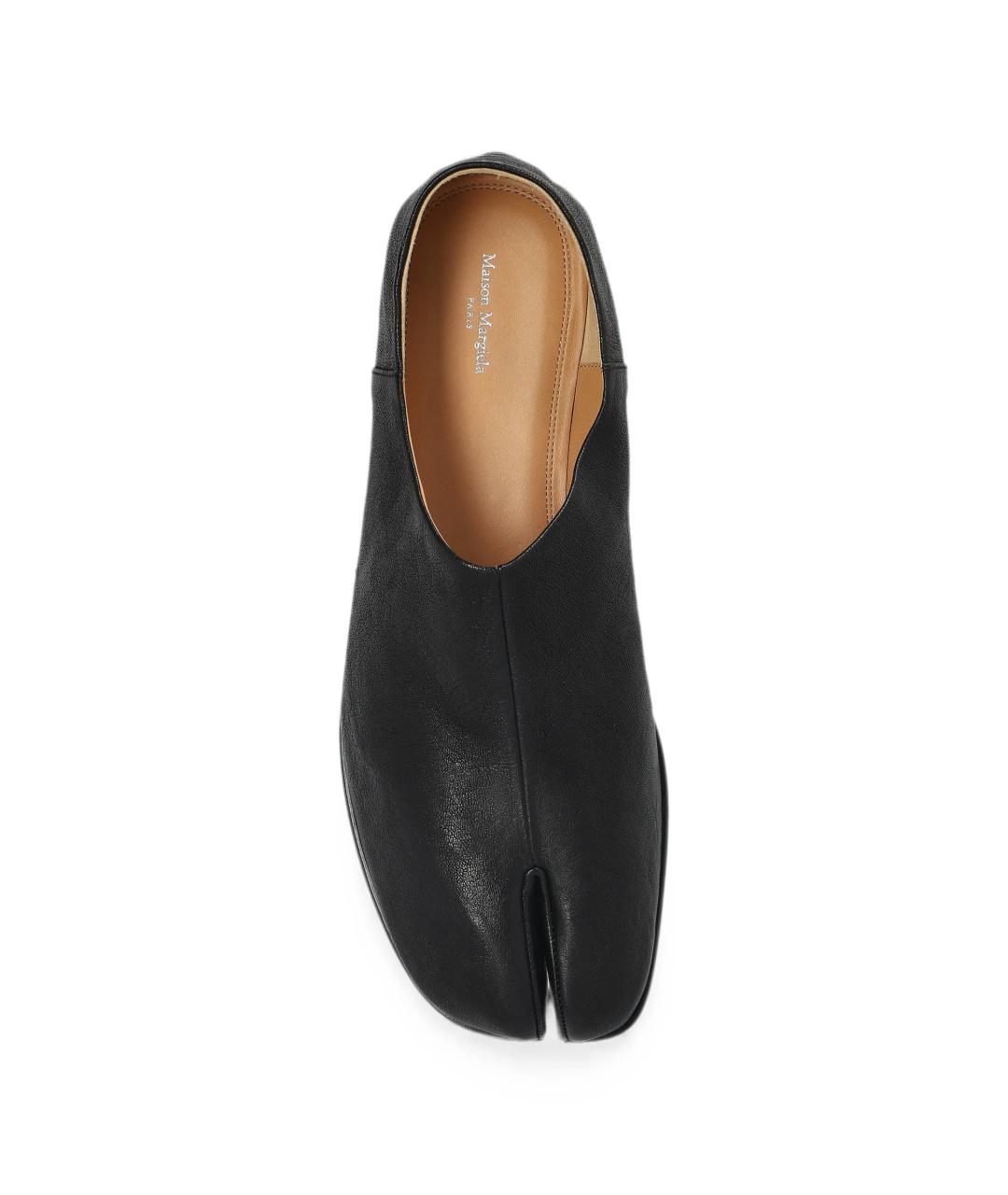 MAISON MARGIELA Черные кожаные лоферы, фото 3