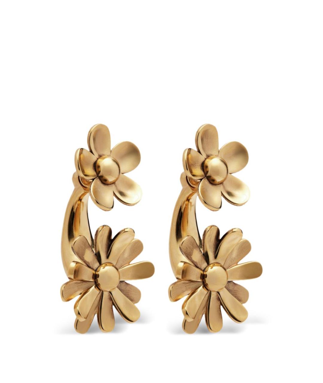 MARC JACOBS Золотые металлические серьги, фото 1