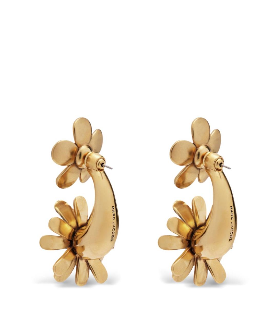 MARC JACOBS Золотые металлические серьги, фото 2