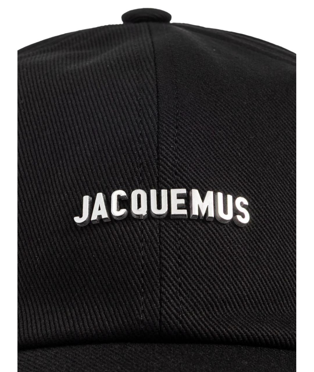 JACQUEMUS Черная хлопковая кепка/бейсболка, фото 2