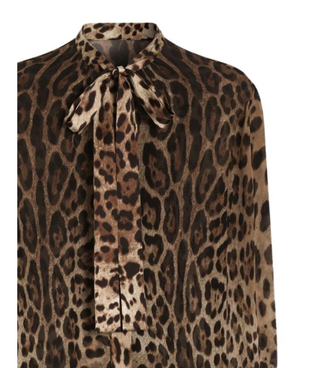 DOLCE&GABBANA Мульти шелковая блузы, фото 2