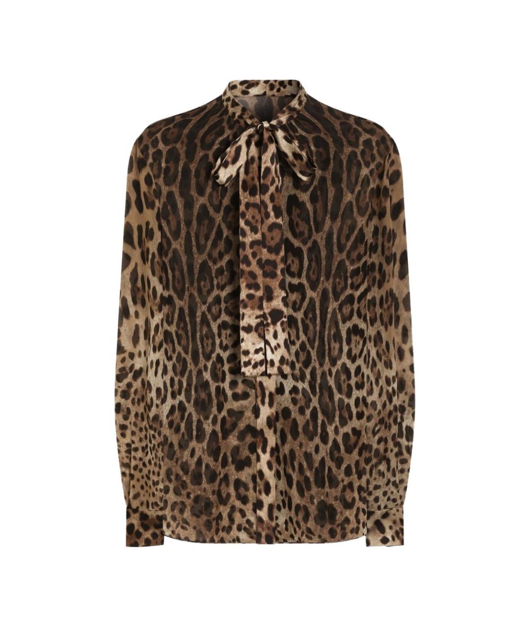 DOLCE&GABBANA Мульти шелковая блузы, фото 1