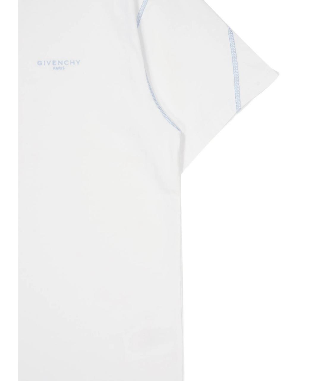 GIVENCHY Белая хлопковая футболка, фото 3