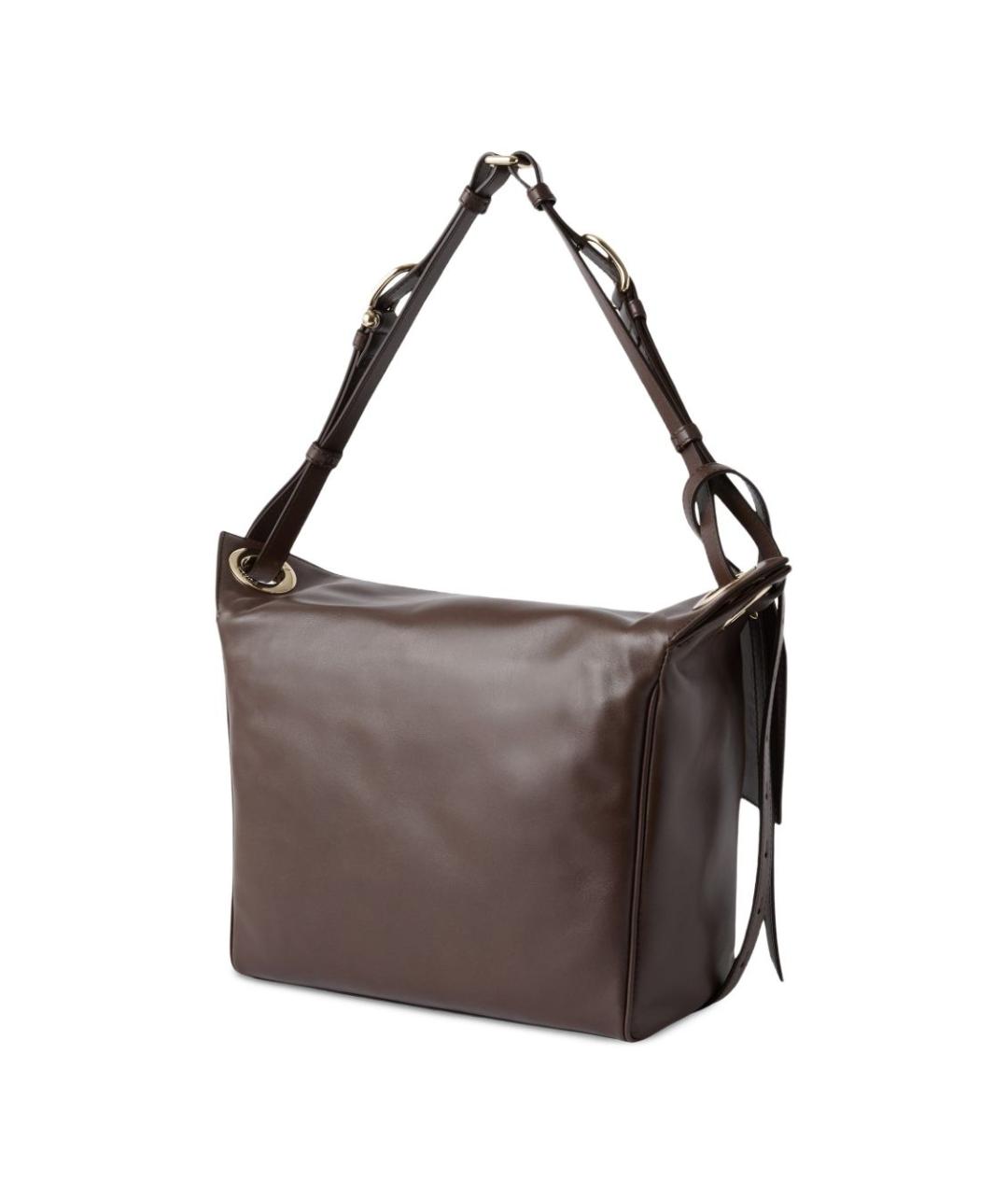 FURLA Коричневая кожаная сумка тоут, фото 2