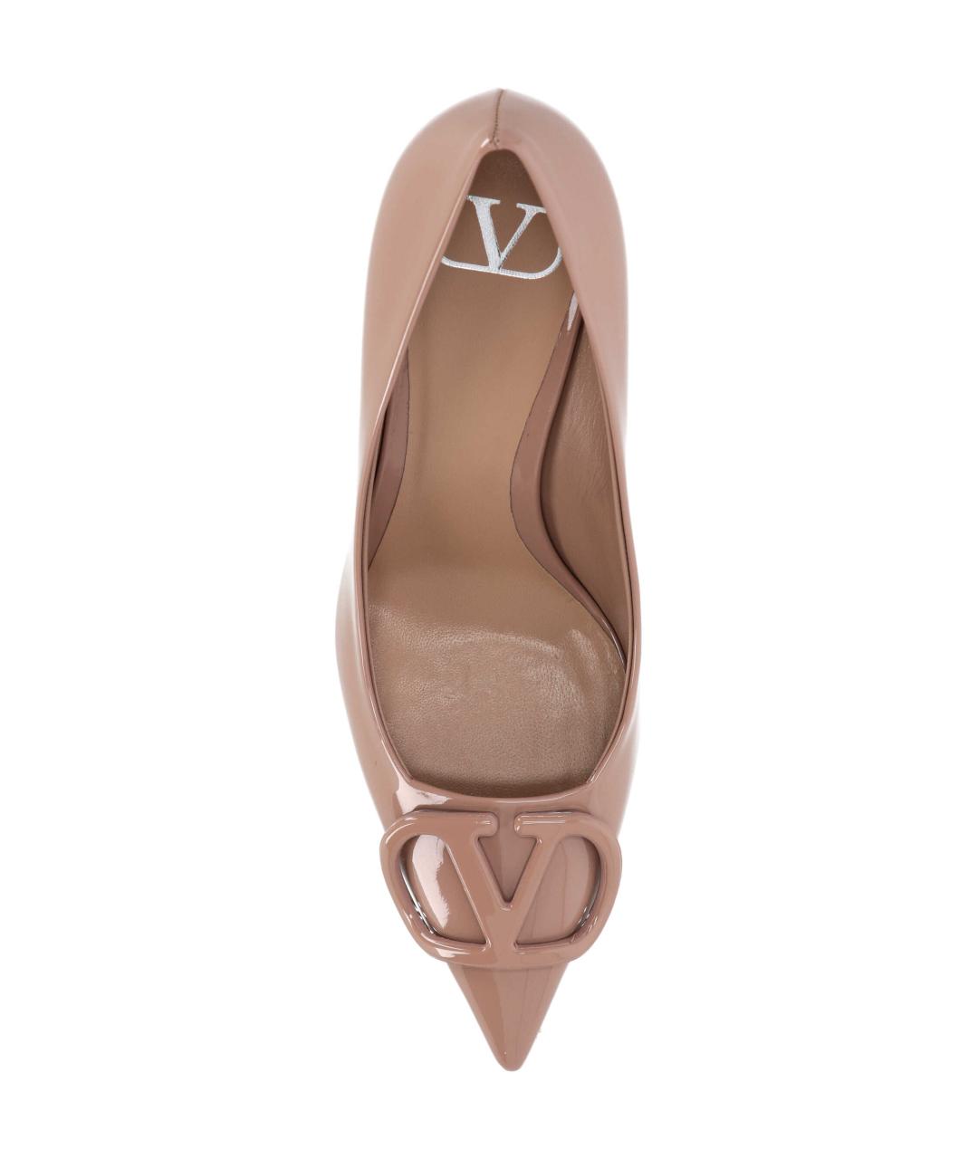 VALENTINO Розовые туфли из лакированной кожи, фото 4
