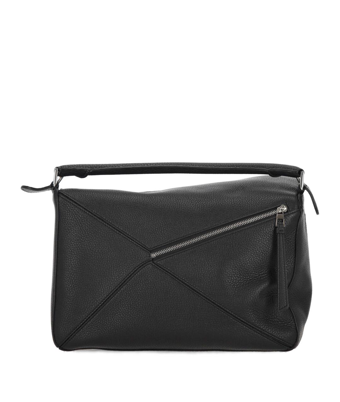 LOEWE Черная кожаная сумка на плечо, фото 3