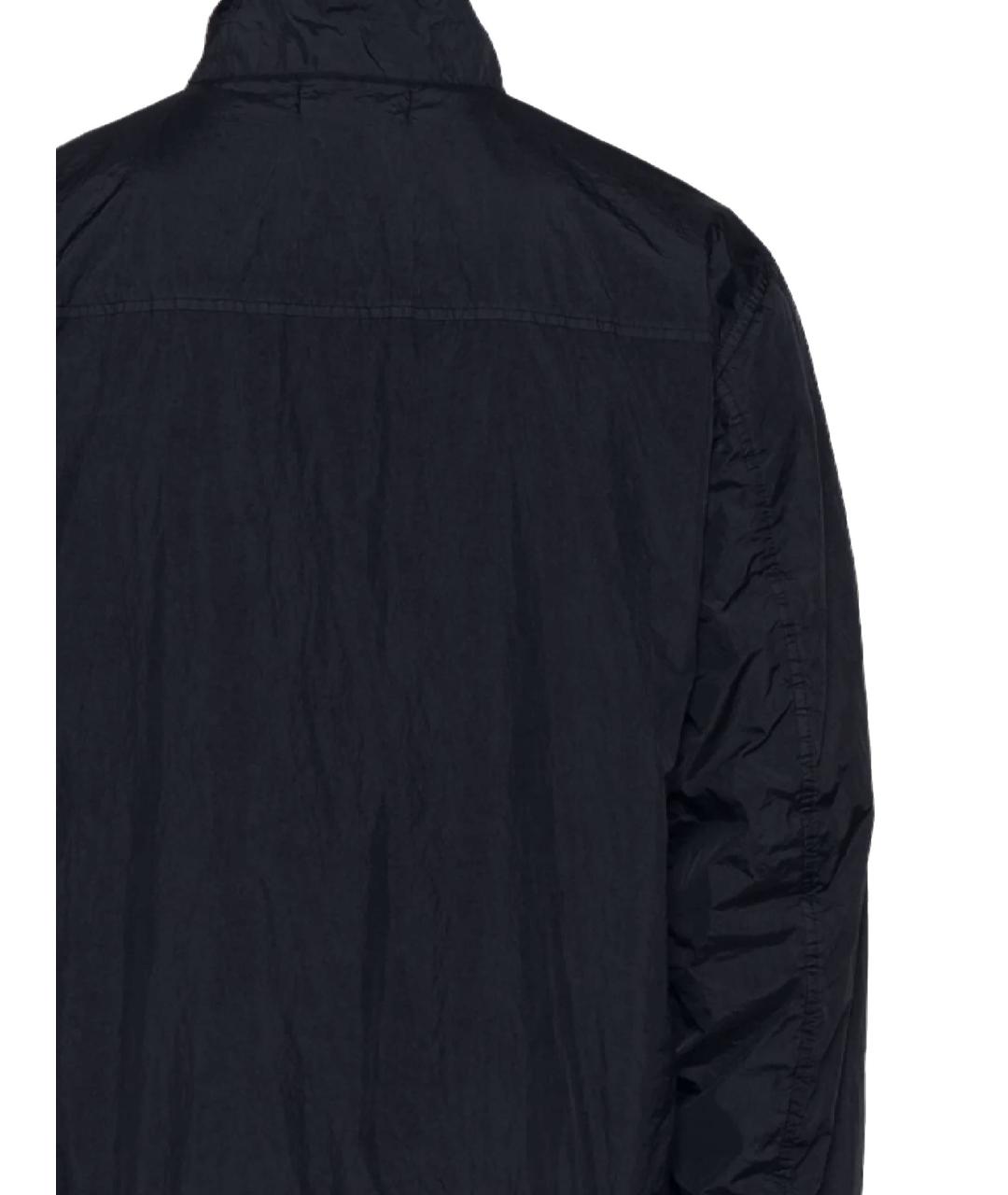STONE ISLAND Темно-синяя нейлоновая куртка, фото 3
