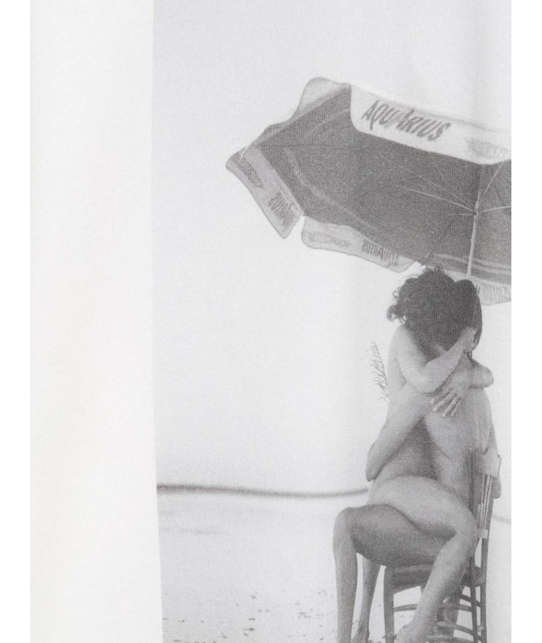 JACQUEMUS Белая хлопковая футболка, фото 2